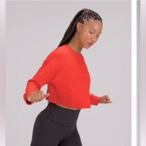 Lululemon Muscle Love Long Sleeve - Autumn Red